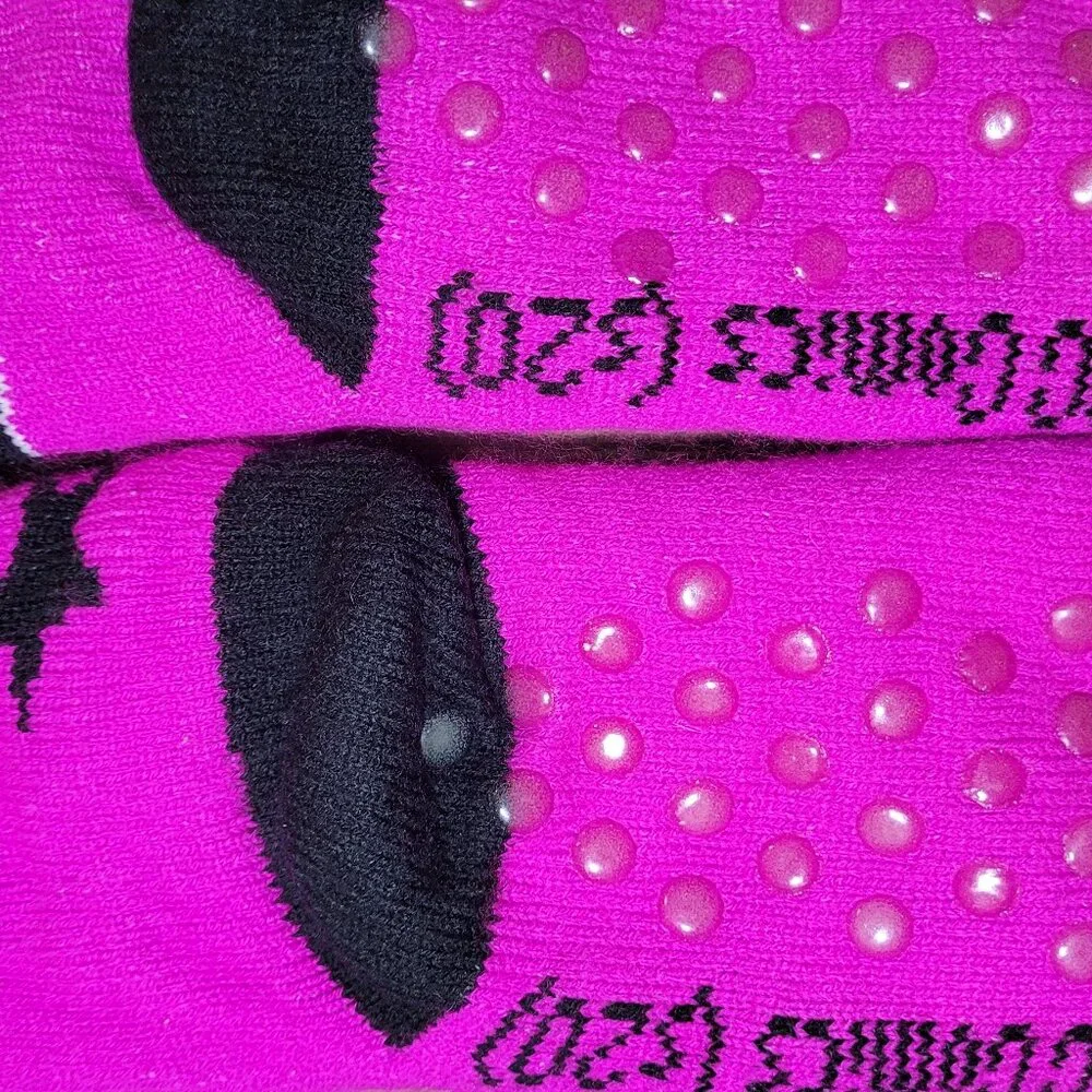 Wonder Woman Hot Pink Slipper Sock Booties OS Fits Most